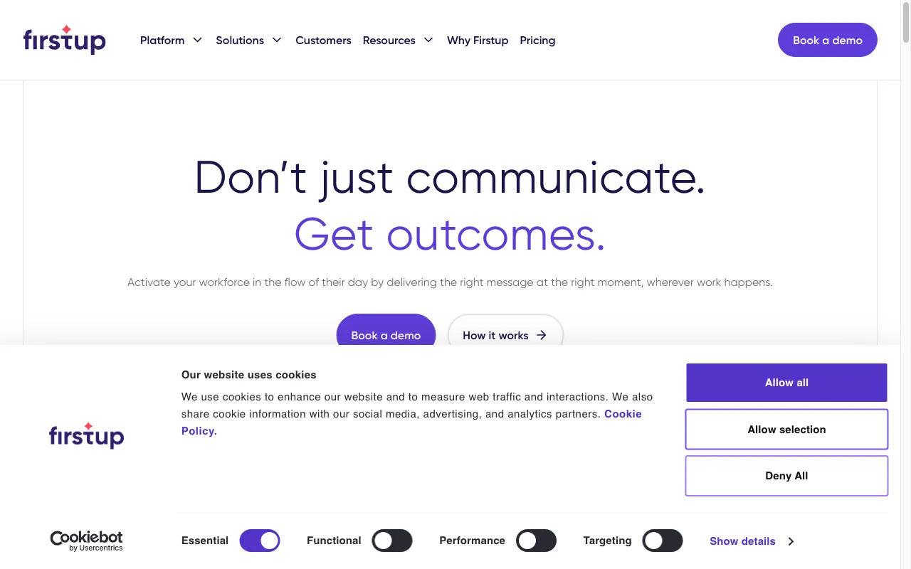 Firstup — preview screenshot