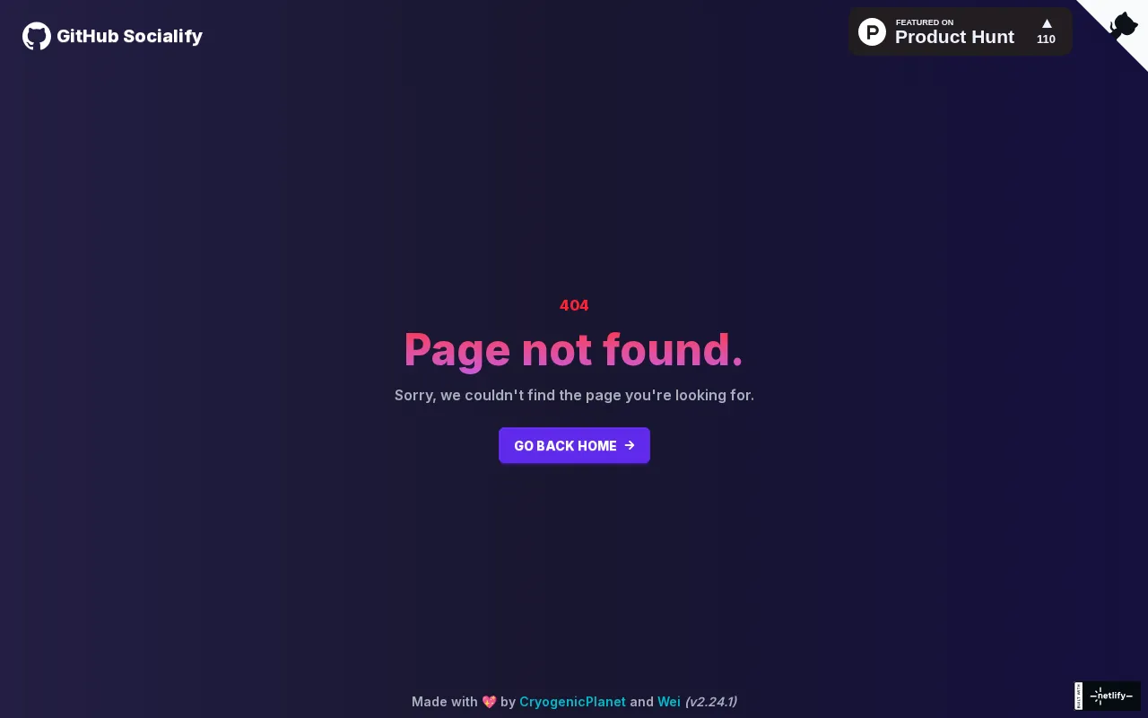 Socialify — pricing page