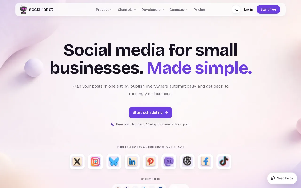 Socialrobot — preview screenshot