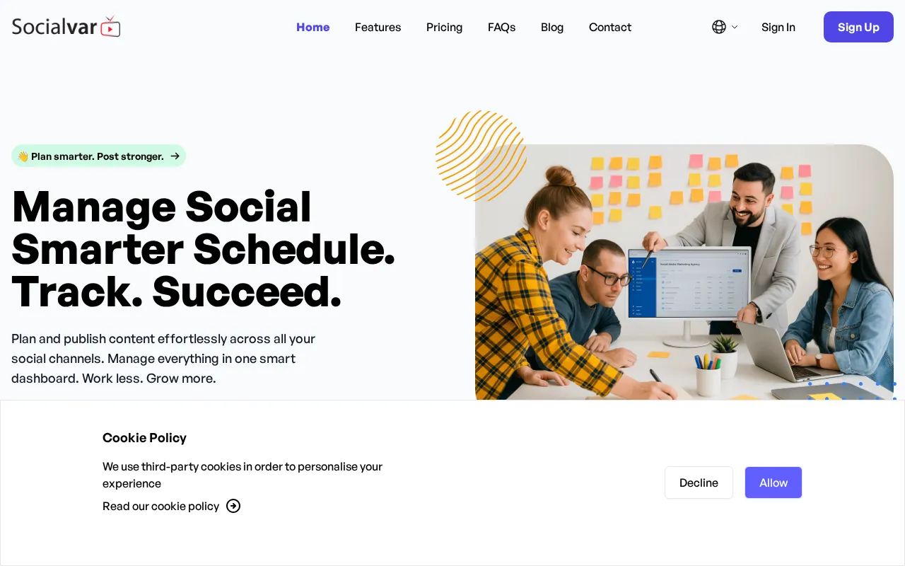 SocialVar.net — preview screenshot