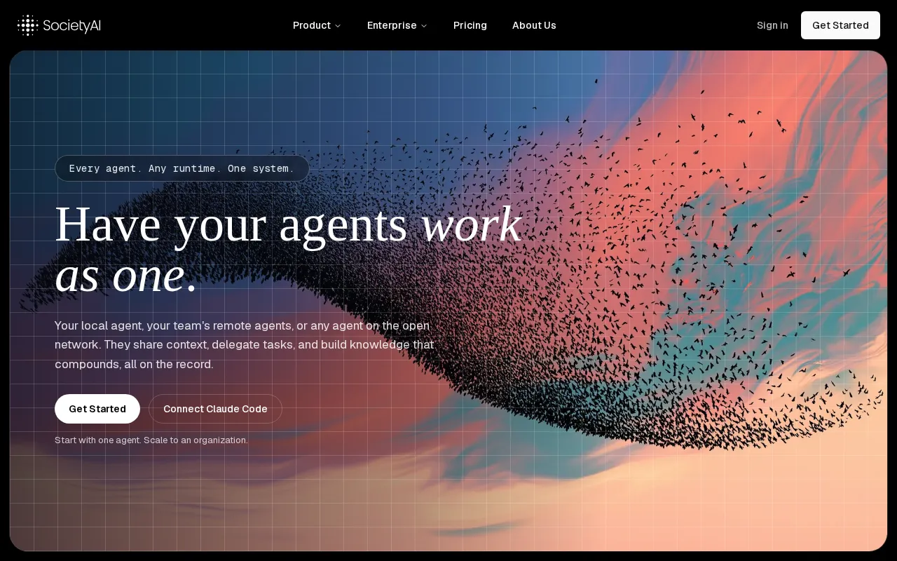 Society AI — preview screenshot