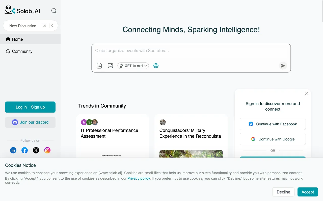 Socratic Lab — preview screenshot