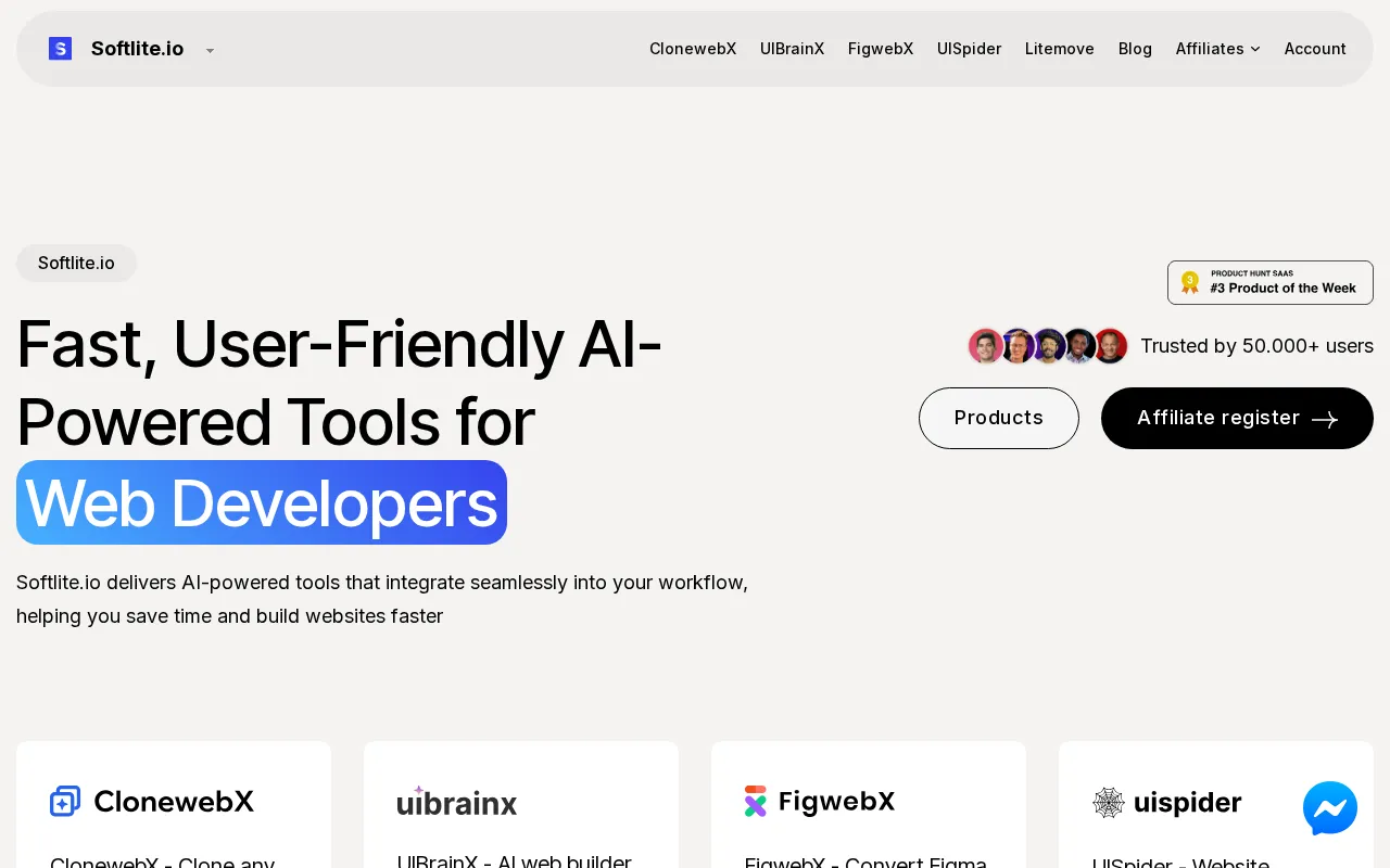 Softlite.io — preview screenshot