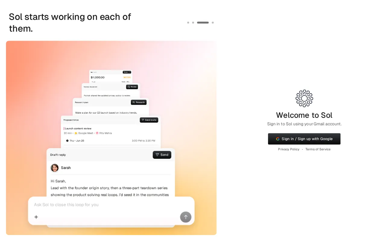 Sol — preview screenshot