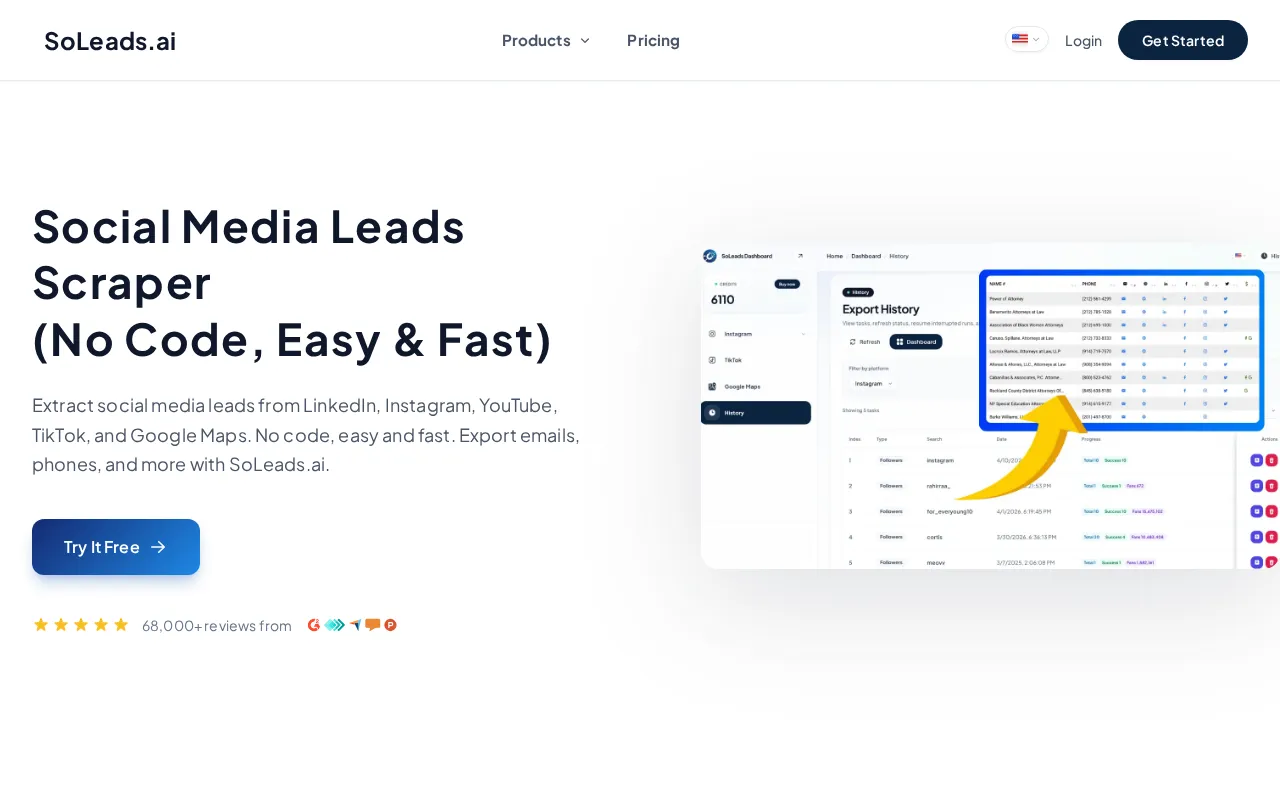 SoLeads.ai — preview screenshot