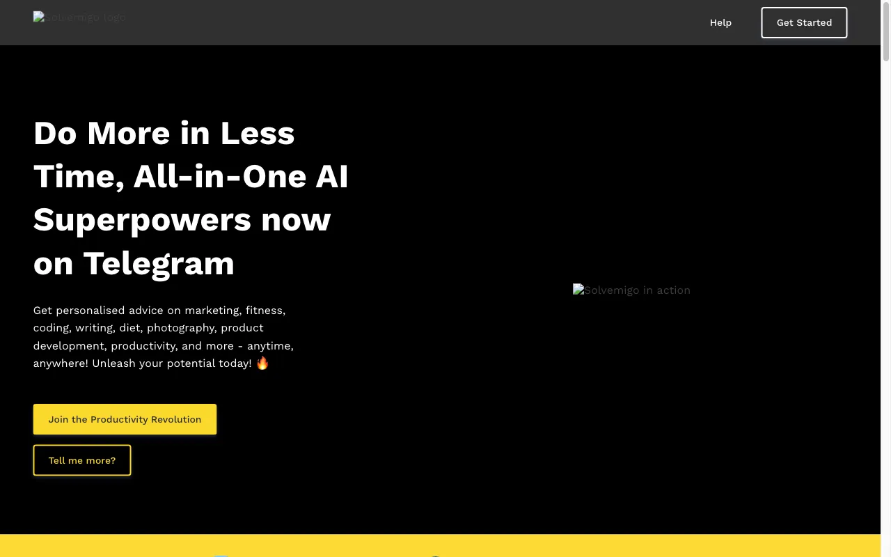 Solvemigo — preview screenshot