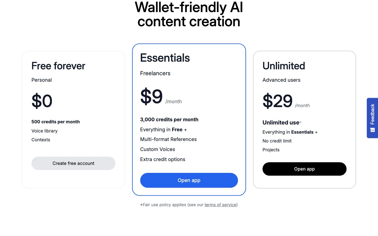 Somme.ai — pricing page