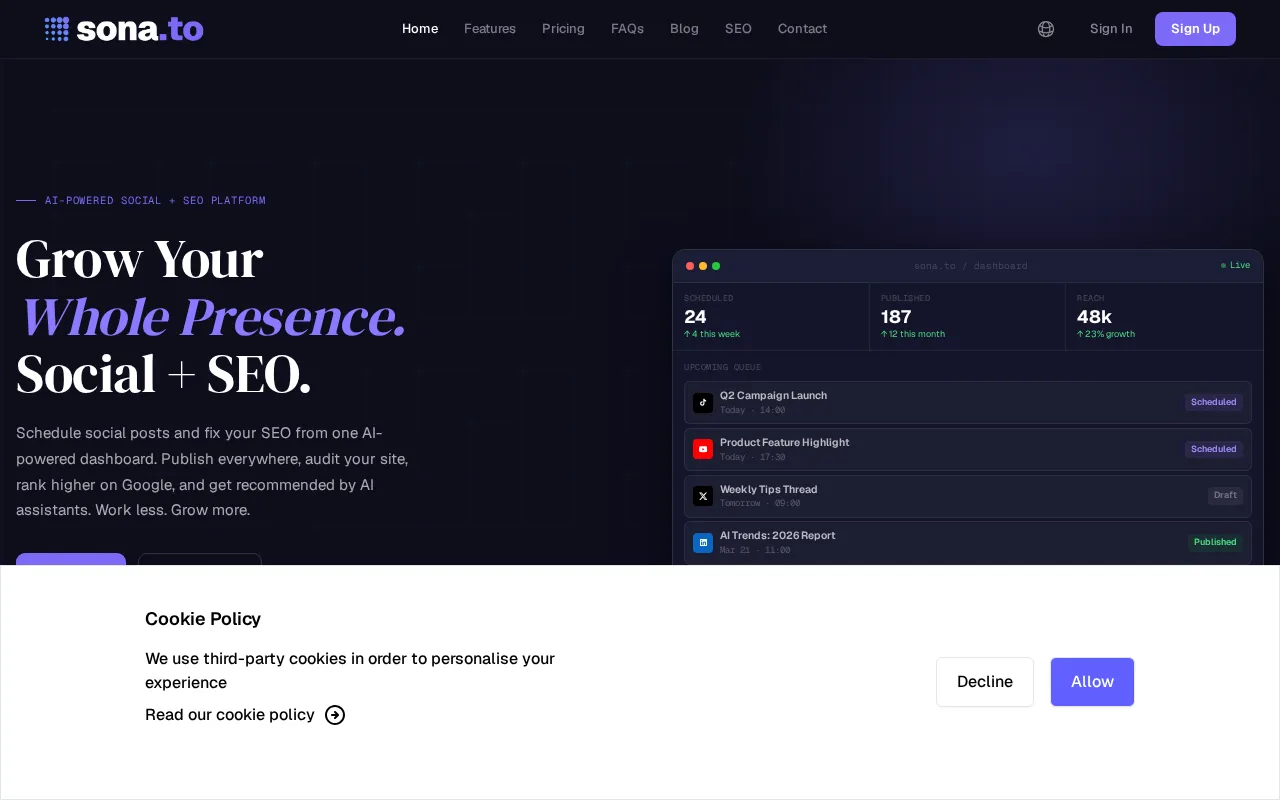 Sona — preview screenshot
