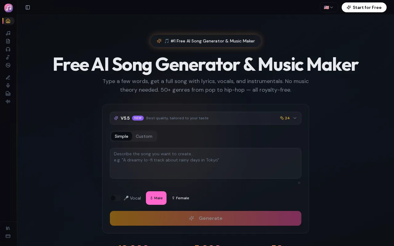 SongAI.io — preview screenshot