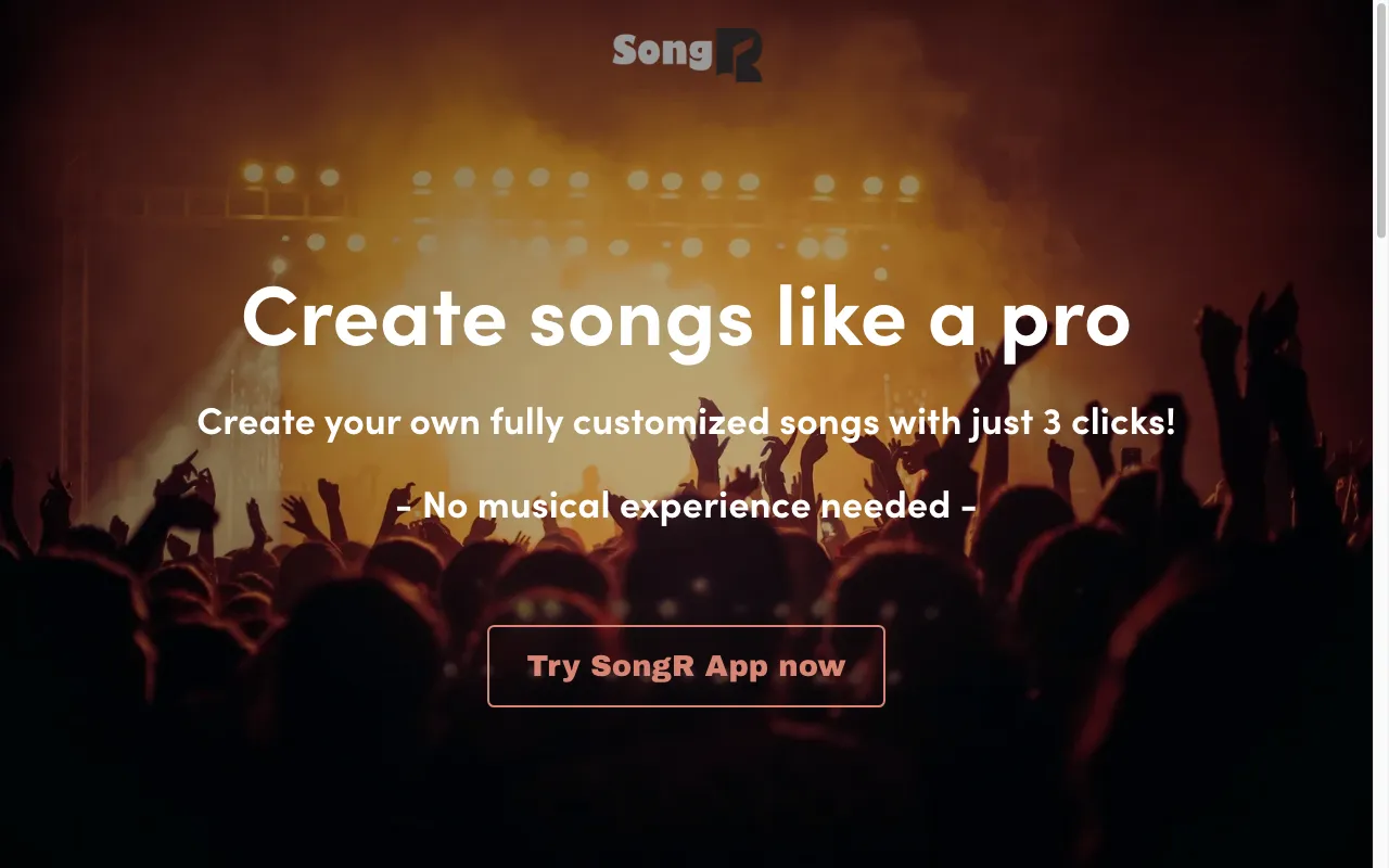 SongR — preview screenshot