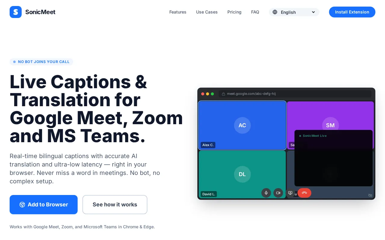 SonicMeet — preview screenshot