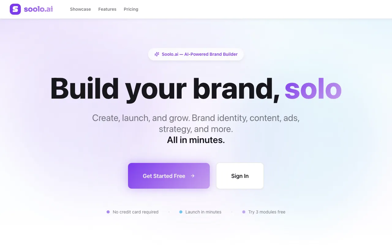 Soolo AI — preview screenshot