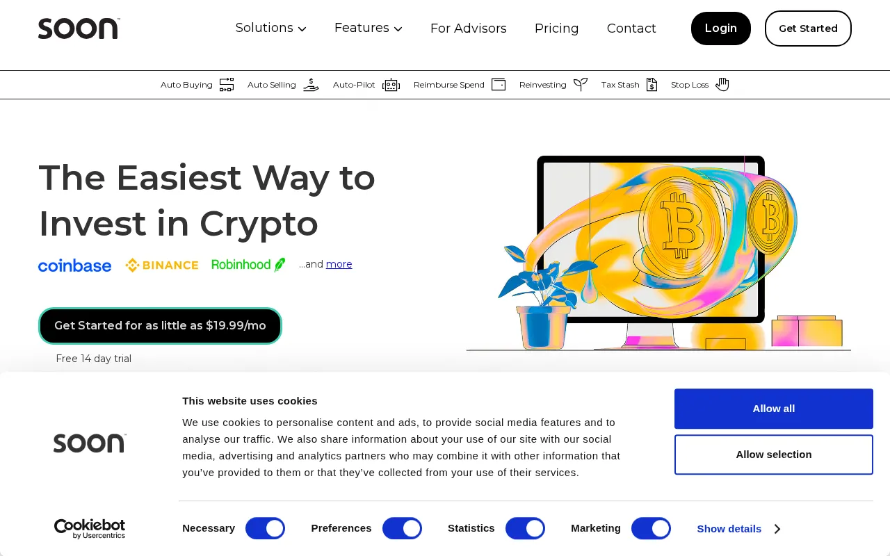 Soon app — preview screenshot
