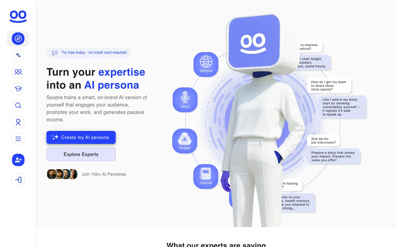 Soopra AI Personality Engine — preview screenshot