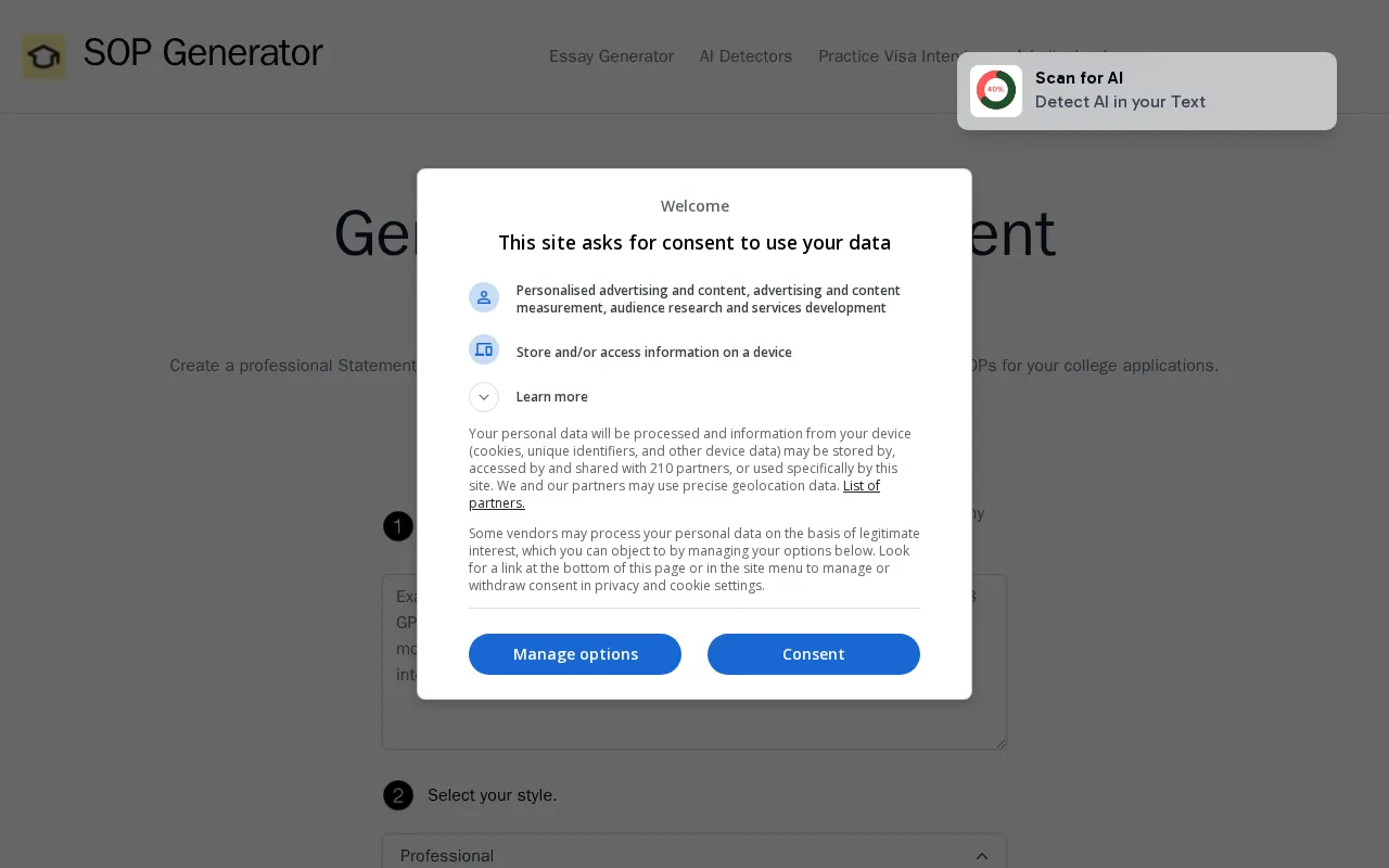 SOP Generator — preview screenshot
