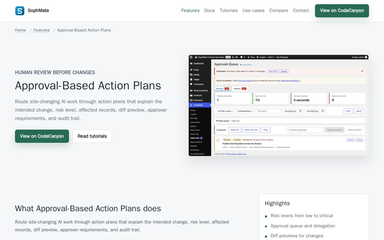 SophMate — pricing page