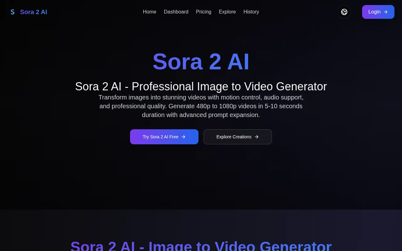 Sora 2 AI — preview screenshot