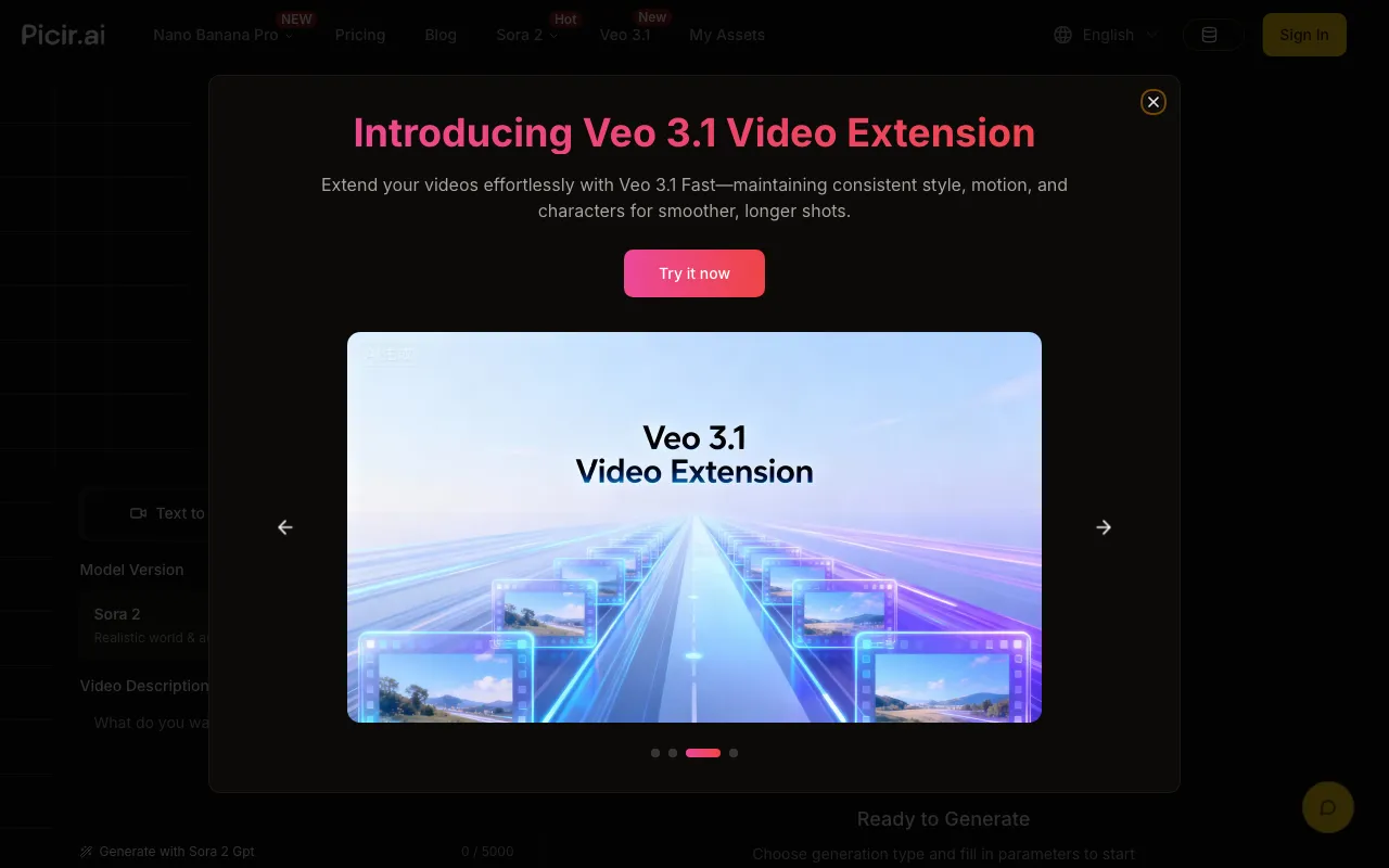 Sora 2 AI Video Generator — preview screenshot