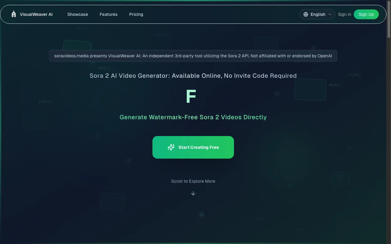 VisualWeaver AI — preview screenshot
