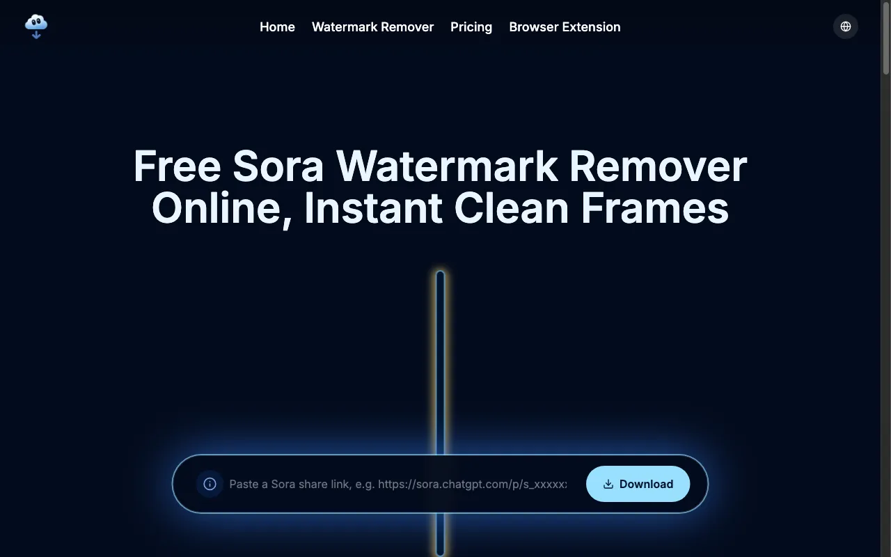 Sora Watermark Remover — preview screenshot