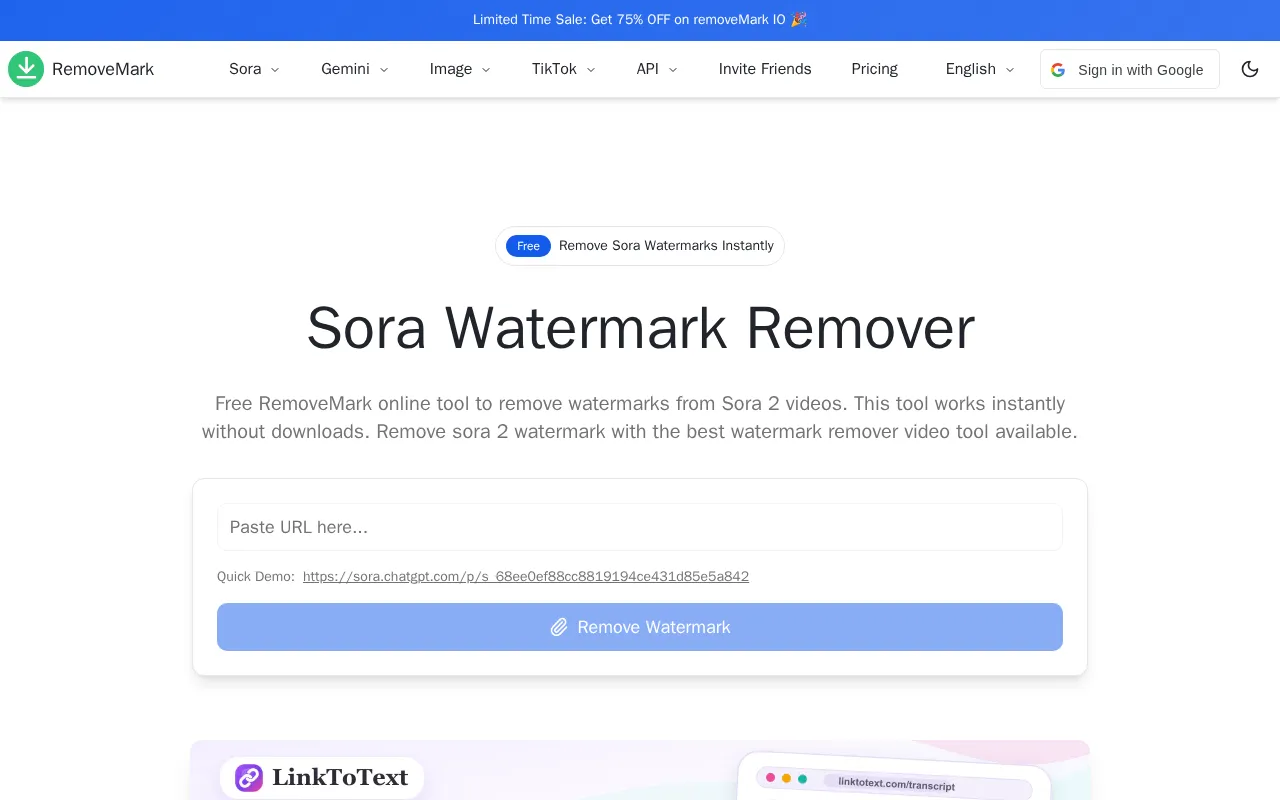 RemoveMark — preview screenshot