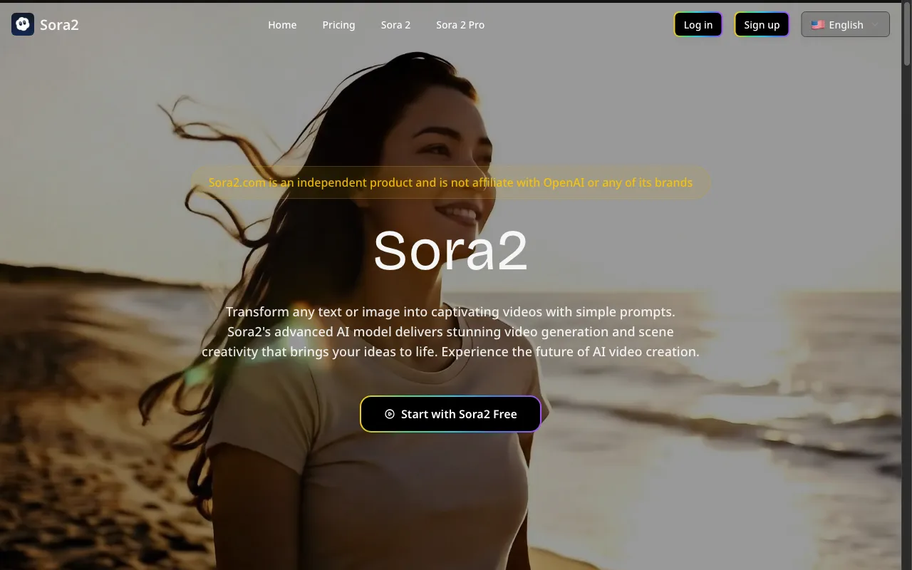 Sora2 AI Generator — preview screenshot