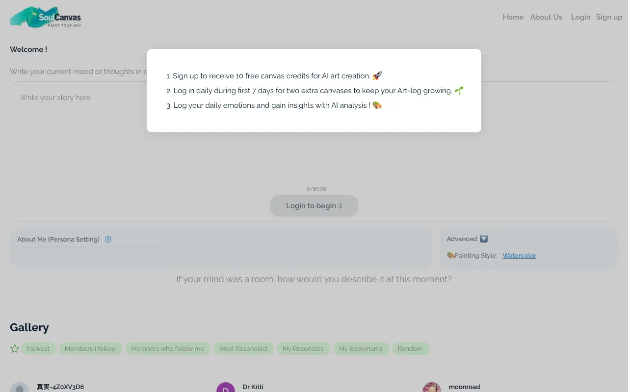 SoulCanvas — preview screenshot