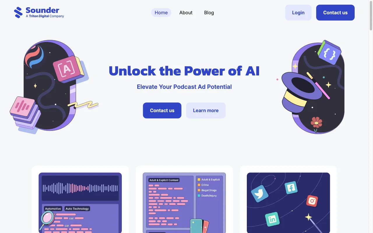 sounder.ai — preview screenshot