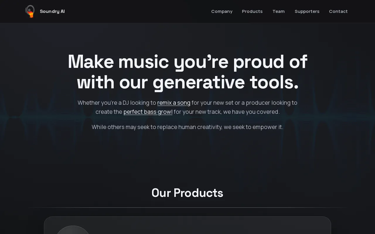 Soundry AI — preview screenshot