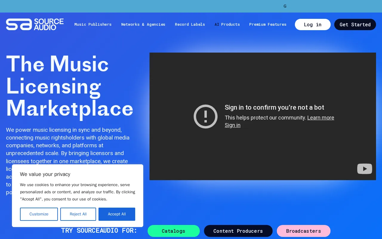 SourceAudio — preview screenshot