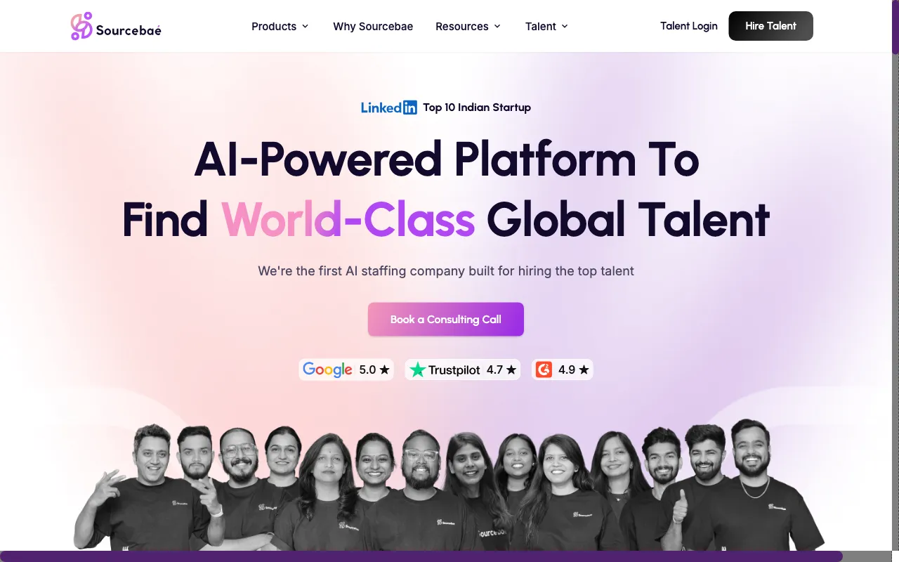 SourceBae — preview screenshot