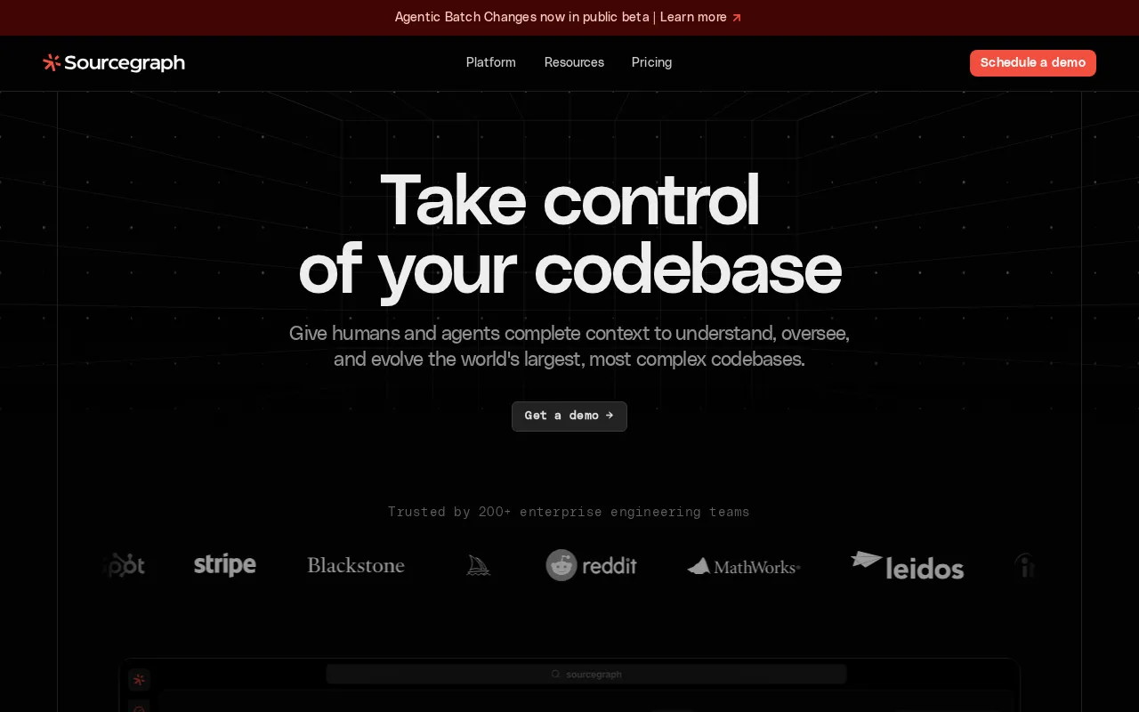 Sourcegraph — preview screenshot