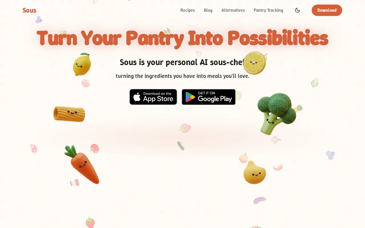 Sous — preview screenshot