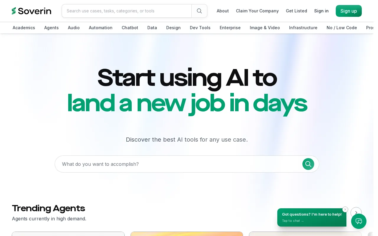 Soverin AI — preview screenshot