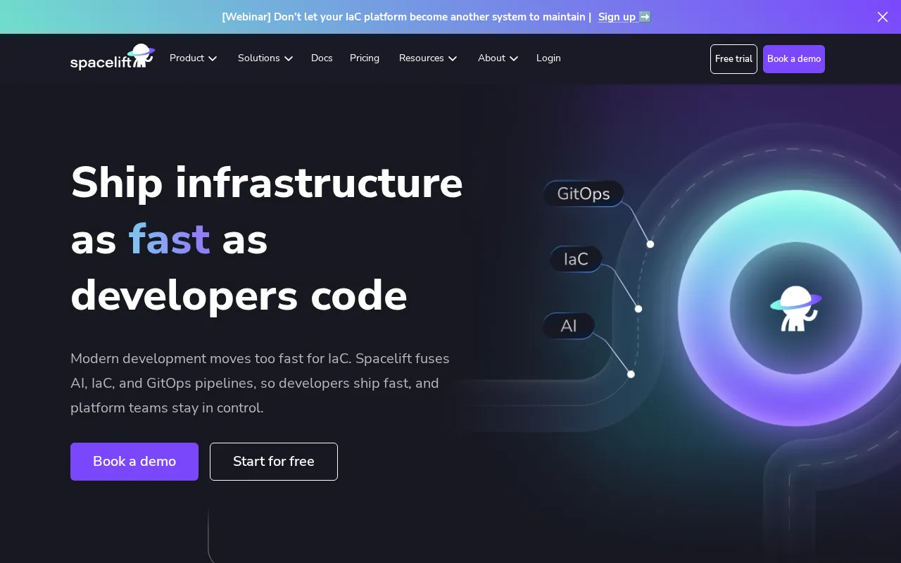 Spacelift — preview screenshot