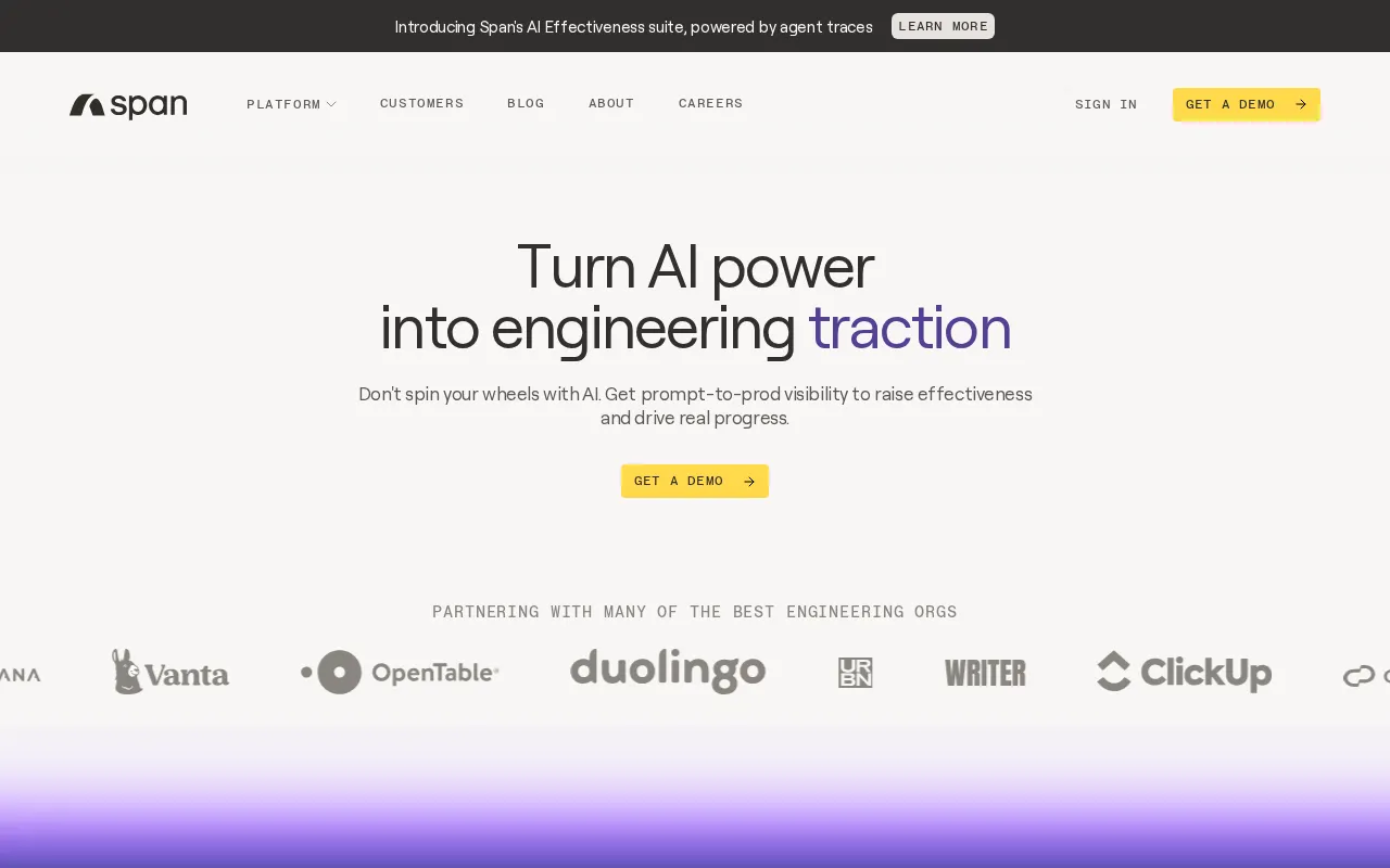 Span — preview screenshot