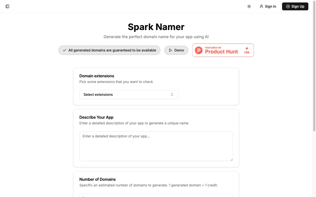 Spark Namer — preview screenshot