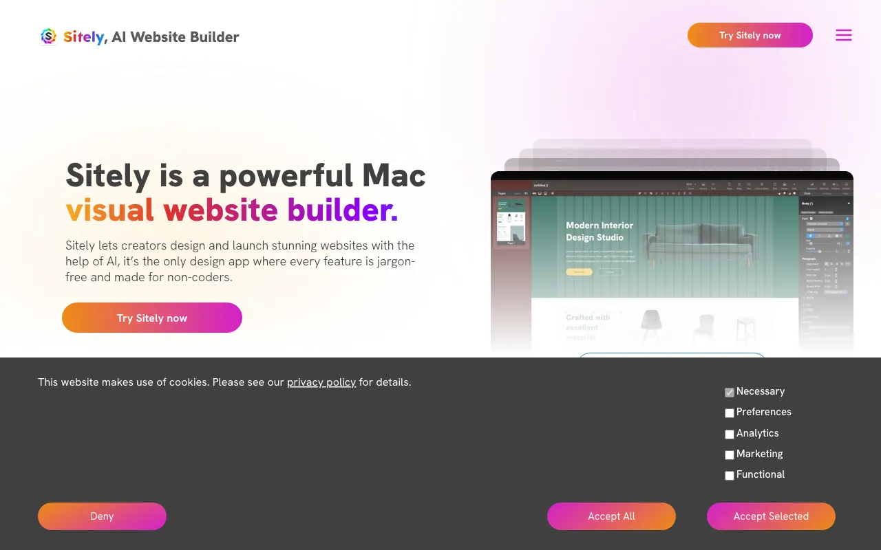 Sitely — preview screenshot
