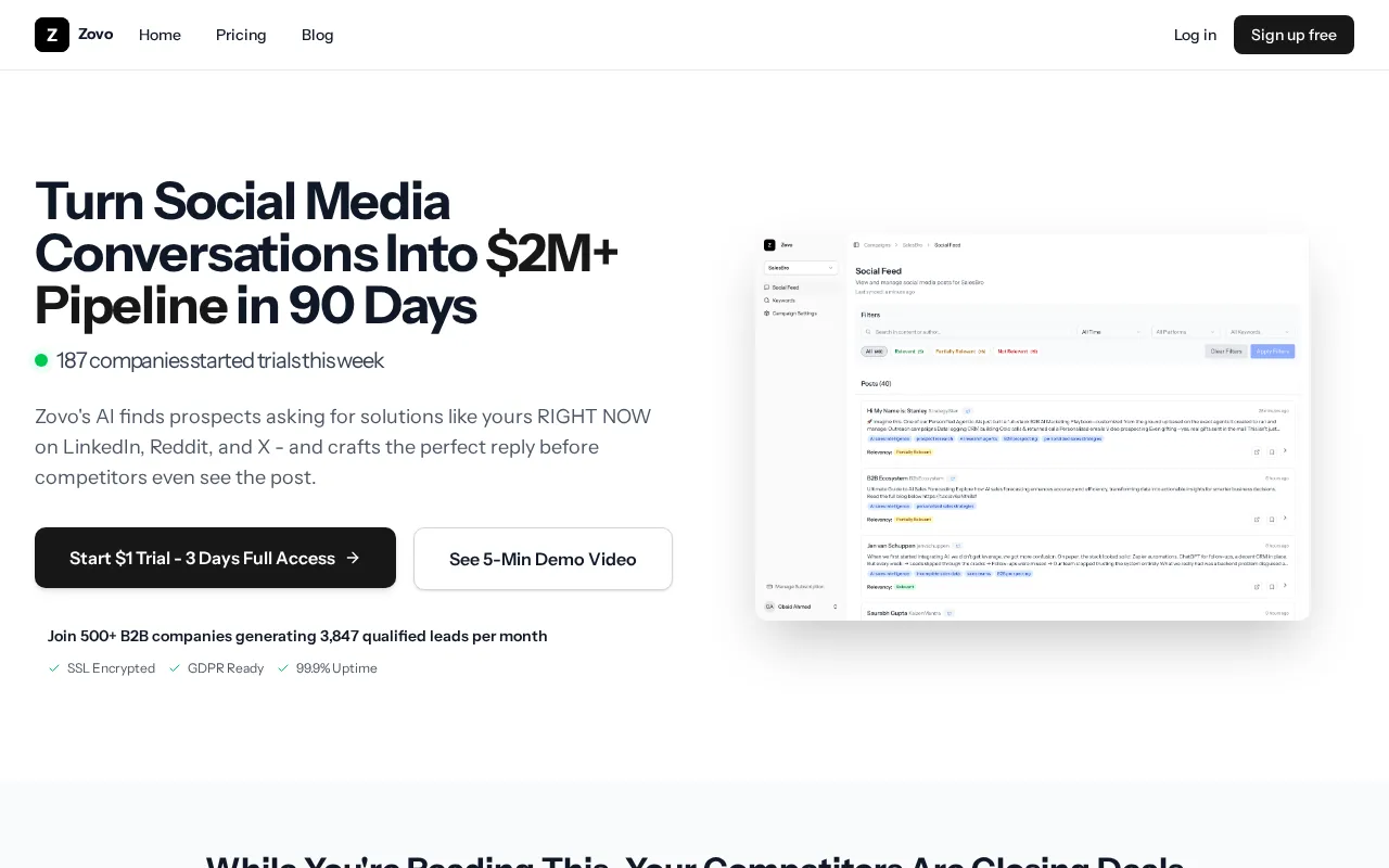 Zovo — preview screenshot