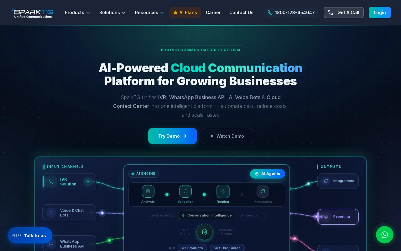 SparkTG — preview screenshot