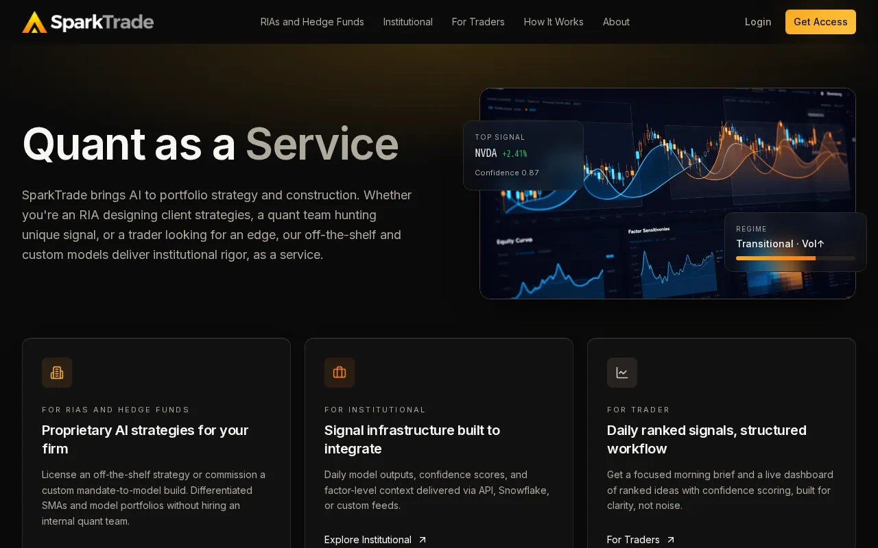 Sparktrade — preview screenshot