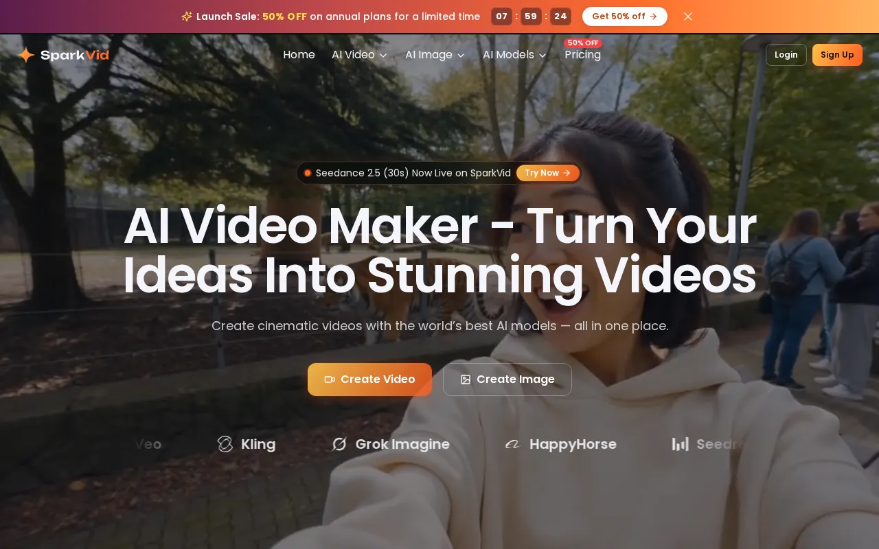 SparkVid AI — preview screenshot