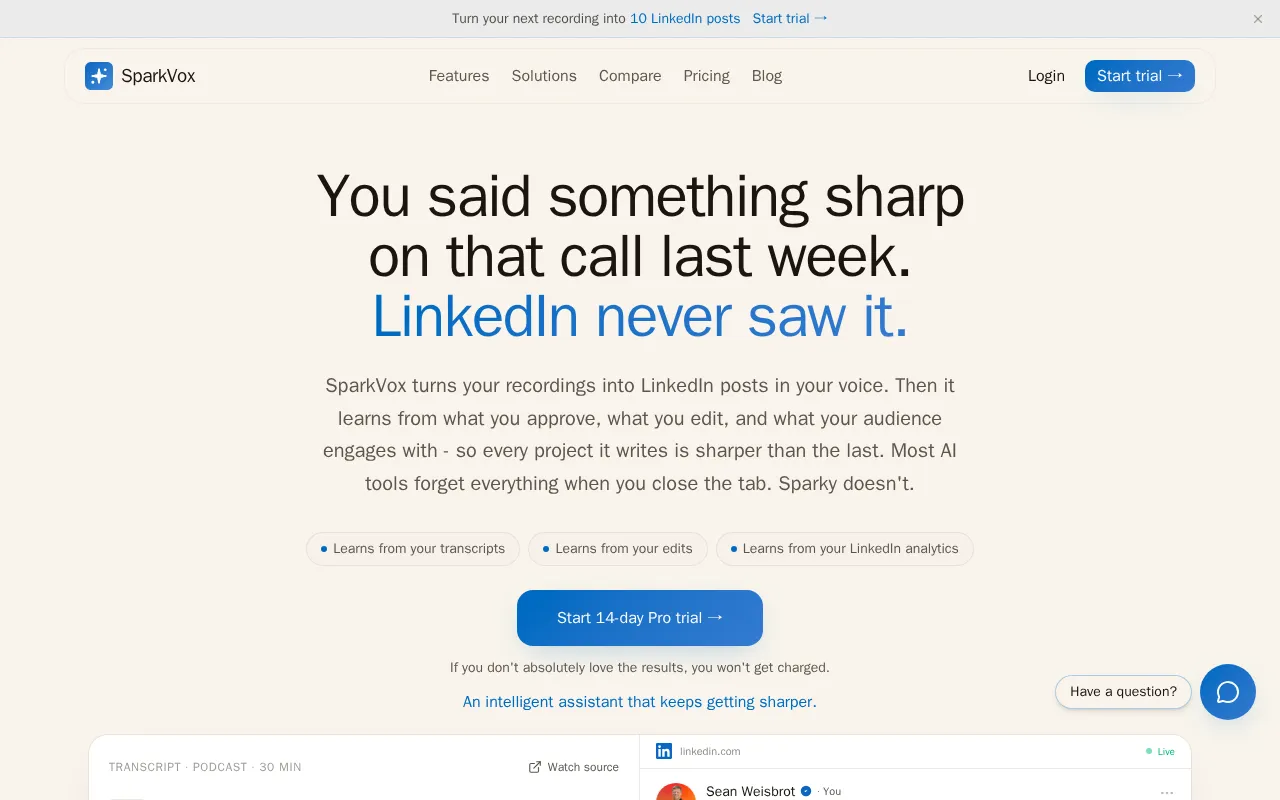 SparkVox — preview screenshot