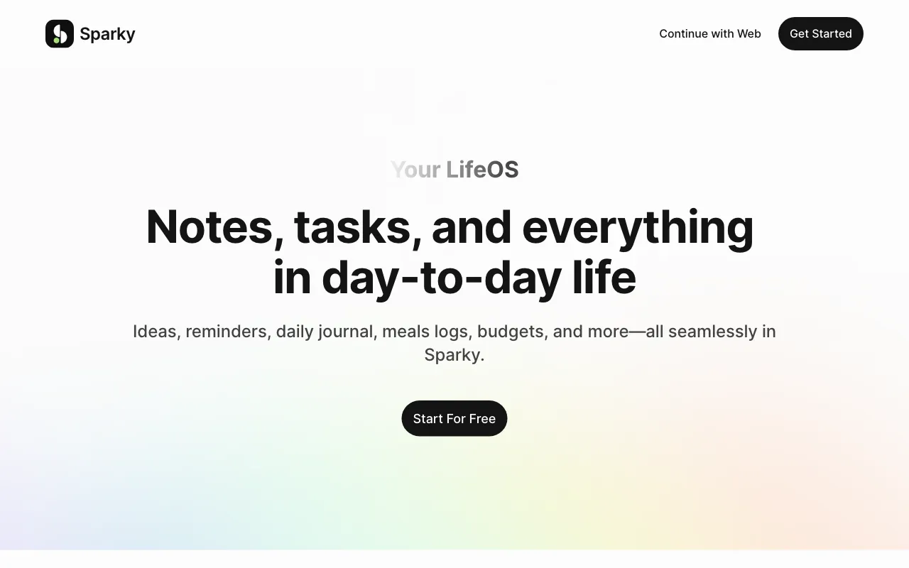 Sparky — preview screenshot