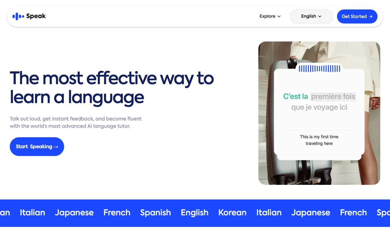 Speak — preview screenshot