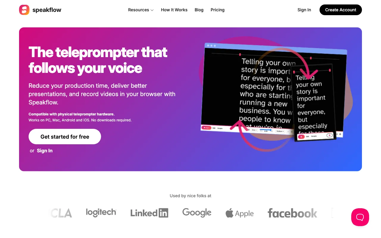 speakflow.com — preview screenshot