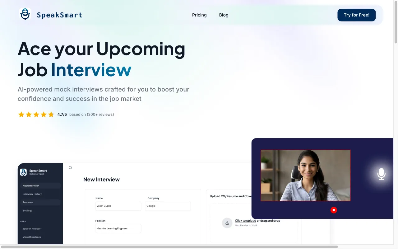 SpeakSmart — preview screenshot