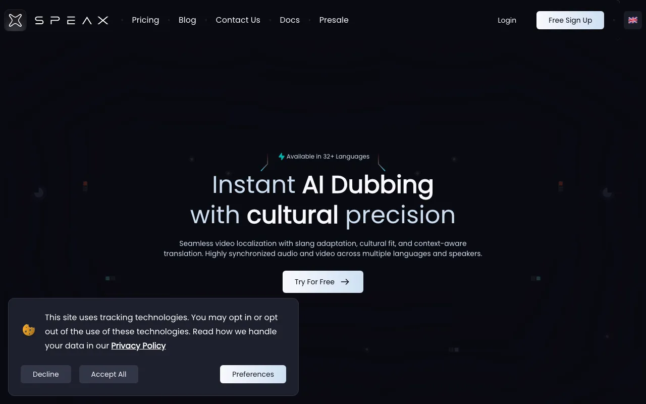 Speax — preview screenshot