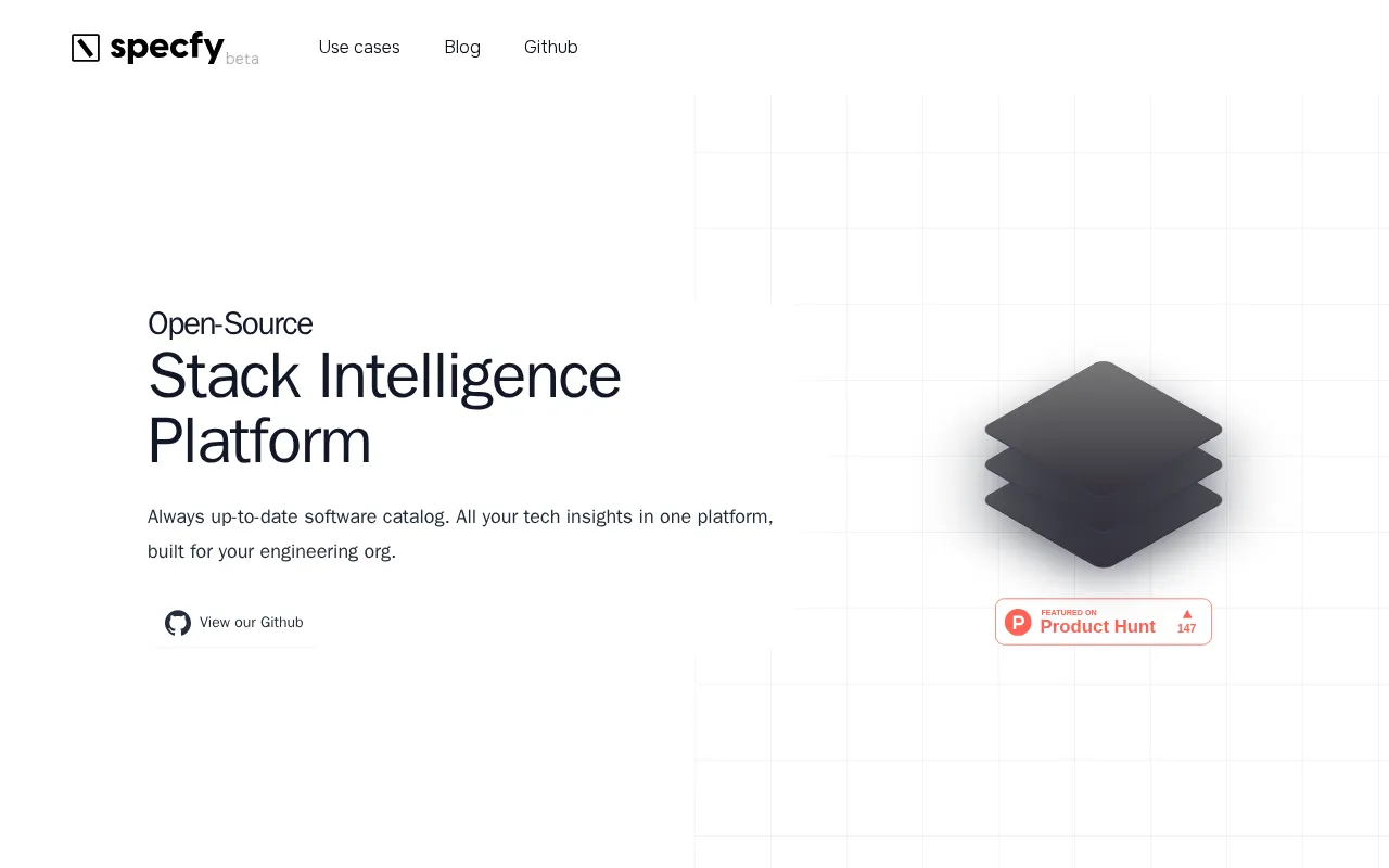 Specfy — preview screenshot