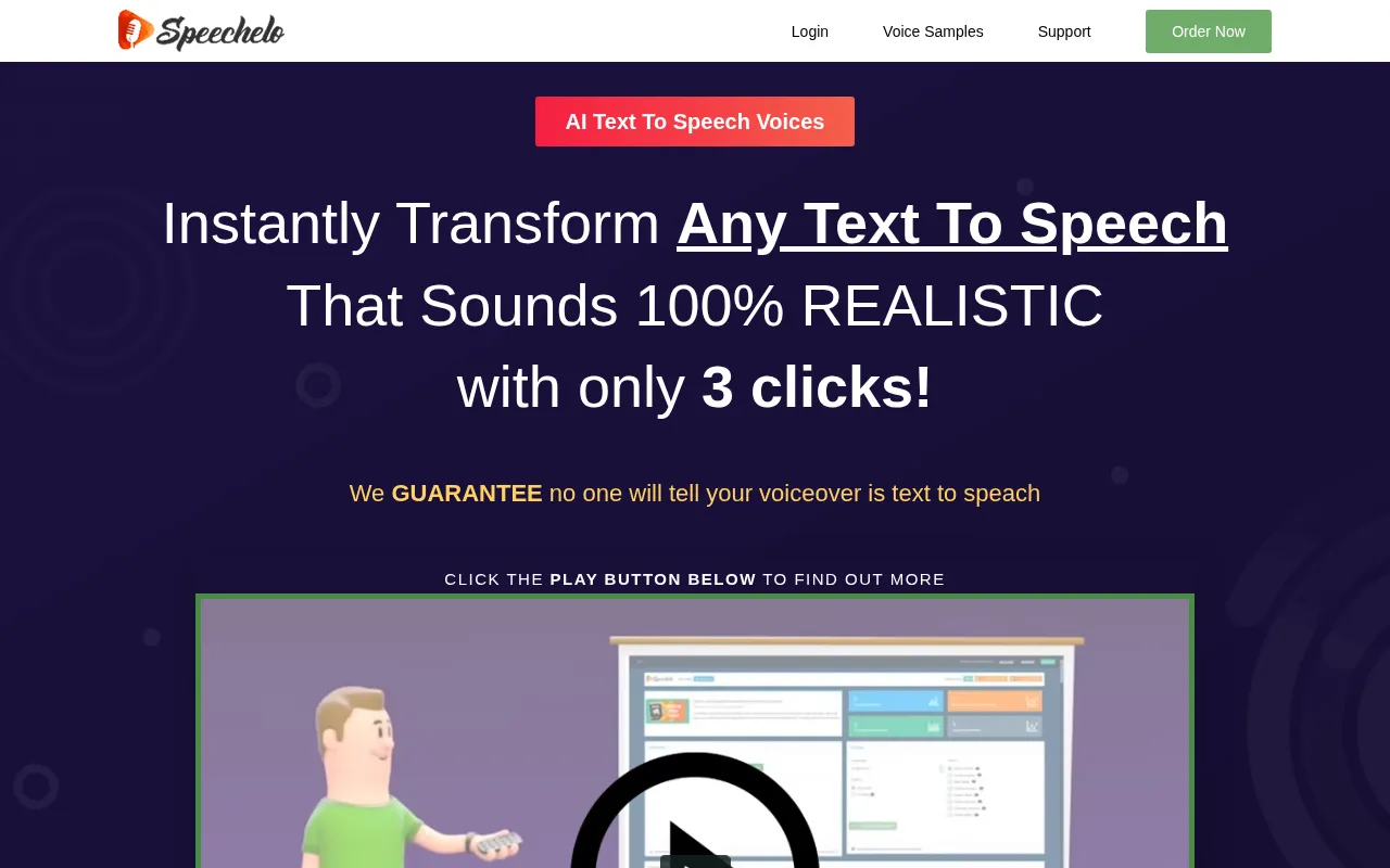 Speechelo — preview screenshot